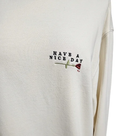 VANS* Have A Nice Day Sweatshirt - Picture 2 of 3